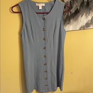 Monteau Light Blue Sleeveless Dress